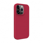 Back panel cover Evelatus Apple iPhone 14 Premium Magsafe Soft Touch Silicone Case Dark Red