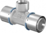 Tee female 40x3/4"x40 brass, Uponor