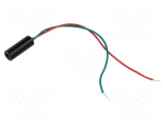 Module: laser | 0.4mW | red | dot | 650nm | 4.5&divide;5.5VDC | 10&divide;30mA