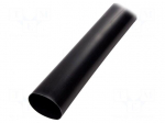 Heat shrink sleeve | glued | 3: 1 | 63mm | L: 1200mm | black | RMW