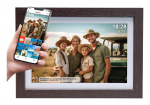 Denver PFF-1042DWMK2 digital photo frame Wood 25.6 cm (10.1") Touchscreen Wi-Fi