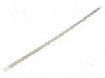 Braids | earthing tape | W: 14mm | 10mm2 | &Oslash;1: 7mm | &Oslash;2: 7mm | 75A | L: 500mm