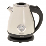 Teapot Camry  Kettle with a thermometer CR 1344 Electric, 2200 W, 1.7 L, Stainless steel, 360&deg; rotational base, Cream