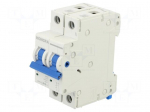 Circuit breaker | 230/400VAC | Inom: 16A | Poles: 1+N | Charact: B | 10kA