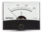 Voltmeter | on panel | 0&divide;300V | Class: 2.5 | 60x47mm