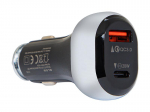 Mobiiltelefonid ja tarvikud // USB autolaadijad // 75-777# Ładowarka samochodowa `g38a 2x.usb-a+usb-c 38w