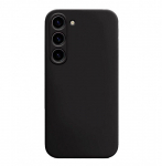 Back panel cover Evelatus Samsung Galaxy A55 Premium Soft Touch Silicone Case Black