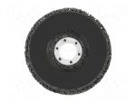Grinding wheel | &Oslash;: 125mm | fiber | Holder: assembly hole | 22.2mm