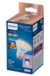 Philips Smart WiZ 50W GU10 gudrā LED spuldze  GLASS 90CRI 2700-6500K TW  929003772221 8720169296787
