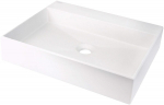 Granite countertop washbasin with space for a tap - 500x400 mm