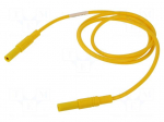 Test lead | 16A | banana plug 4mm,both sides | insulated | Len: 1m