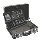 TOOL CASE WITH ALUMINIUM ROUND CORNERS -  430 x 300 x 150 mm - 19,3 L