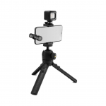 R&Oslash;DE Vlogger Kit iOS tripod Mobile phone 3 leg(s) Black