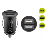 Autotoru USB-laadija 2xUSB 4.8A must W-71897