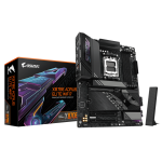 Gigabyte X870E A ELITE WIFI7 | Processor family AMD | Processor socket AM5 | DDR5 | Supported hard disk drive interfaces SATA