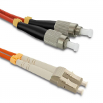 Qoltec Patchcord fiber optic LC/UPC - FC/UPC | Multimode | 50/125 | OM2 | Duplex | 3m