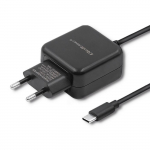 Qoltec Charger 12W | 5V | 2.4A | USB type C | Black
