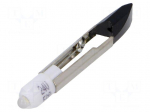 LED lamp | white | T6,8 | 24VDC | 24VAC | No.of diodes: 1
