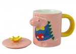 M&auml;nguala | PC | Konsoolid | Tarvikud // M&auml;nguasjad ja m&auml;ngud lastele // Kubek Z Przykrywką Dinozaur R&oacute;żowy Dinozaur 400 ml