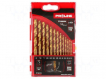 Drill set | for metal | metal,steel | 13pcs.