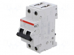 Circuit breaker | 400VAC | 400VDC | Inom: 10A | Poles: 2 | Charact: C