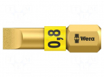 Screwdriver bit | slot | 5.5x0.8mm | 1/4" | Overall len: 25mm
