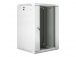 Servers Lanberg  Rack cabinet 19" wall-mount 18U/600x600 (flat pack) V2, grey |