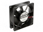 Fan: DC | 80x80x25mm | axial | 12VDC | 90m3/h | 40dBA | ball | 4500rpm