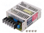 Power supply: switched-mode | modular | 60W | 24VDC | 99x82x35mm | 2.5A