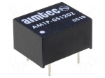 Converter: DC/DC | 1W | Uin: 4.5&divide;5.5V | Uout: 12VDC | Uout2: -12VDC | DIP8