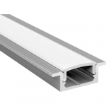 Anodized aluminum profile for 1-2 rows of LED strip HB-30.3X9.8W