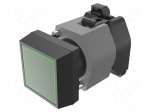 Switch: push-button | 22mm | Stabl.pos: 2 | green | IP65 | flat | 04 | Pos: 2