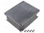 Enclosure: multipurpose | X: 141mm | Y: 166mm | Z: 64mm | aluminium