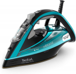 TEFAL | Ultimate Pure FV9844E0 | Steam Iron | 3200 W | Water tank capacity 350 ml | Continuous steam 60 g/min | Steam boost performance 250 g/min | Blue/Black