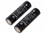Re-battery: Li-Ion | 18650,MR18650 | 3.7V | 3120mAh | &Oslash;18.3x65.3mm