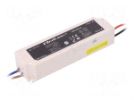 Power supply: switched-mode | LED | 36W | 12VDC | 3A | IP67 | OUT: 1
