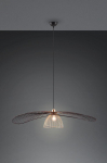 Trio Lauris pendant 100 cm E27 matt black/gold gaismeklis R36791032 4017807678093
