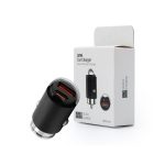 Mobiiltelefonid ja tarvikud // USB autolaadijad // Ładowarka samochodowa 30W CZARNA PD3.0+QC4.0