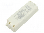 Power supply: switching | LED | 40W | 9&divide;42VDC | 700mA&divide;1.05A | IP20 | 83%