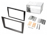 Radio mounting frame | Opel | 2 DIN | charcoal-metallic