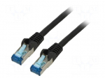 Patch cord | S/FTP | Cat 6a | RJ45 plug,both sides | stranded | Cu | 3m