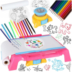 RoGer Electronic Educational Drawing Projector Table Pink