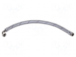 Angled anti-vibration hose | 1" | 0.8m