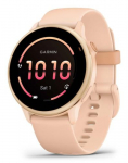 Garmin Vivoactive 6 Smart Watch 30.4 Metallic Pink Dawn with Pink Dawn Band