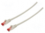 Patch cord | S/FTP | Cat: 6 | RJ45 plug,both sides | stranded | Cu | 3m