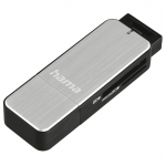 Hama 00123900 USB 3.0 Card Reader Aluminium