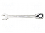 Wrench: combination spanner | rattle | 13mm | L: 180mm | 7 UR