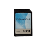 Siemens MultiMedia Card MMC Memory Card Storage Media 128 Mb 7 Pin Used Tested Formated Bulk