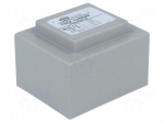 Transformer: encapsulated | 12VA | 230VAC | 6V | 6V | 1A | 1A | IP00 | 450g