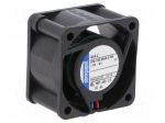 Fan: DC | axial | 40x40x25mm | 19m3/h | 39dBA | ball bearing | 10300rpm